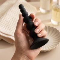lure-me-5 Korek analny perełkowy Lure Me – silikonowy