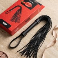 Pejcz BDSM Erospace Wild Play – ekoskóra, 75 cm