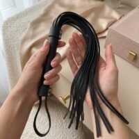 Pejcz BDSM Erospace Wild Play – ekoskóra, 75 cm