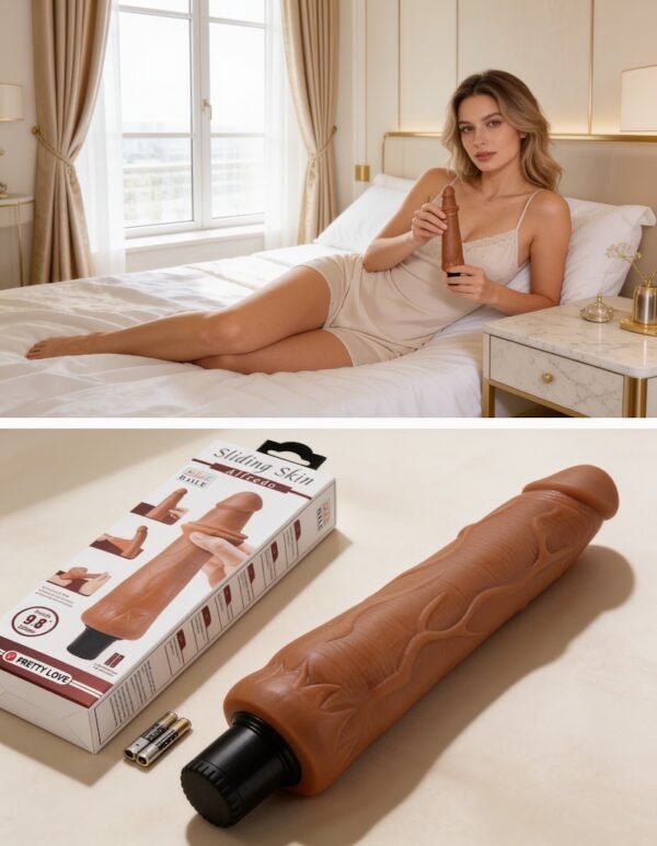 sliding-skin-alfredo-2 Wibrator realistyczny Sliding Skin Alfredo