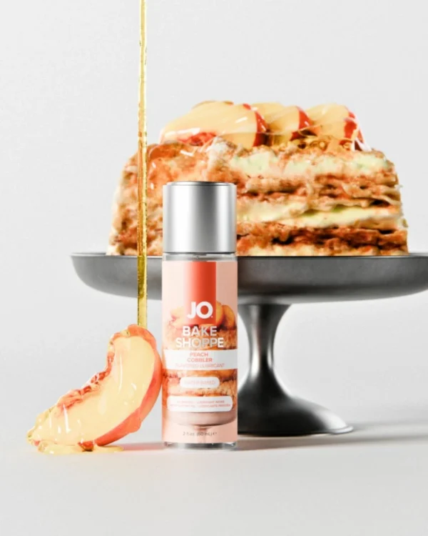 Lubrykant JO Bake Shoppe Peach Cobbler – wodny, brzoskwiniowy, 60 ml